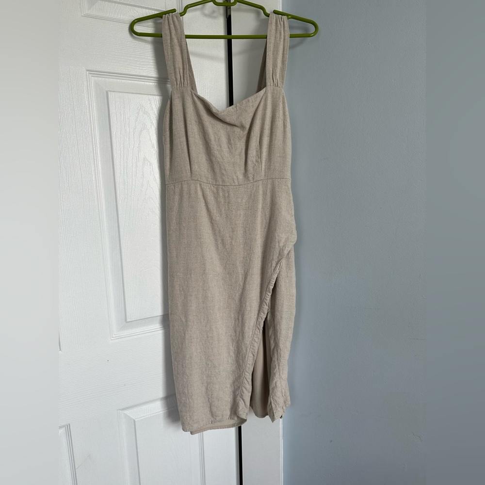Abercrombie & Fitch MIDI Linen Dress